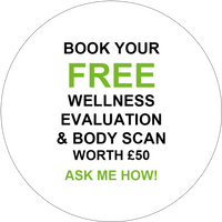 Badge - Book Your Free Wellness Evaluation & Body Scan Ask Me How