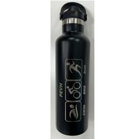 PEVH: Vacuum Sports Water Bottle With Flip-Up Straw