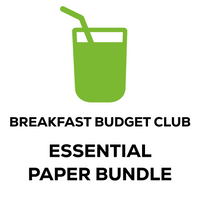 Breakfast Budget Club Essential Paper Bundle