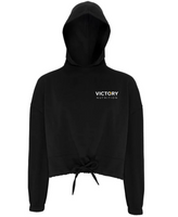 Victory Nutrition: Women's TriDri® Cropped Oversize Hoodie (Embroidered Logo)