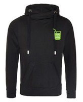 Cross Neck Hoodie