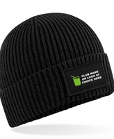 Fashion patch beanie