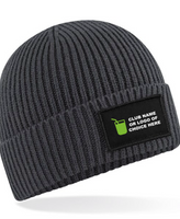 Fashion patch beanie