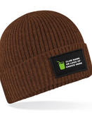 Fashion patch beanie