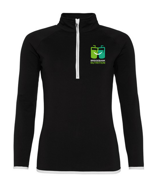 Bridgebank Nutrition: Women's Cool ½ Zip Sweatshirt