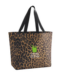 Leopard Print Carryall Tote Bag