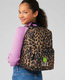 Leopard Print Mini Backpack