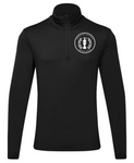 The Black Boy Golf Society: TriDri® Recycled Long Sleeve Brushed Back ¼ Zip Top