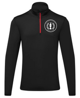 The Black Boy Golf Society: TriDri® Recycled Long Sleeve Brushed Back ¼ Zip Top