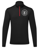 The Black Boy Golf Society: TriDri® Recycled Long Sleeve Brushed Back ¼ Zip Top