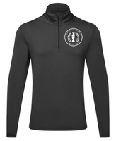 The Black Boy Golf Society: TriDri® Recycled Long Sleeve Brushed Back ¼ Zip Top