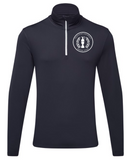 The Black Boy Golf Society: TriDri® Recycled Long Sleeve Brushed Back ¼ Zip Top
