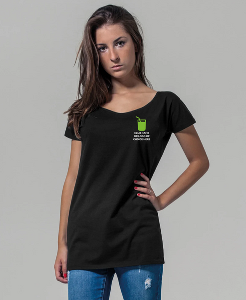 Women's Wide Neck Tee