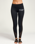 Women's TriDri® mesh tech panel leggings full-length