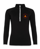 Fired Up Nutrition: Women's Cool ½ Zip Sweatshirt