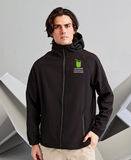 Mens Hooded 2-Layer Softshell Jacket