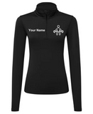 RS Fitness: Women’s TriDri® Recycled Long Sleeve Brushed Back ¼ Zip Top (£40)