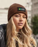 Fashion patch beanie