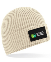 Fashion patch beanie