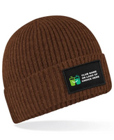 Fashion patch beanie