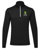 TriDri® Recycled Long Sleeve Brushed Back ¼ Zip Top