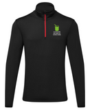 TriDri® Recycled Long Sleeve Brushed Back ¼ Zip Top