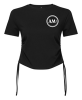 AM : CLUB Women’s TriDri® Ruched Crop Top