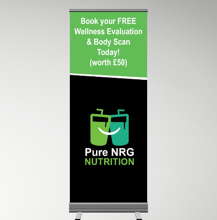 Nutrition Club Roller Banner - Design 1