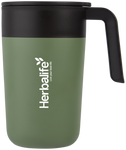Nordia 400 ml Double-Wall Recycled Mug - Heather green