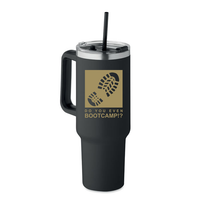 DO YOU EVEN BOOTCAMP!? Stainless Steel Tumbler with Straw Lid Capacity 1200ml - Laser Engraved