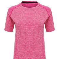 H24 Athlete: Women's TriDri® Seamless '3D Fit' Multi-Sport Performance Short Sleeve Top (Printed Front Only)