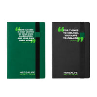 2 in 1 Branded Doppio A5 soft cover notebook