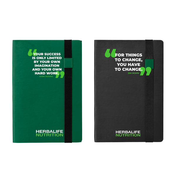 2 in 1 Branded Doppio A5 soft cover notebook