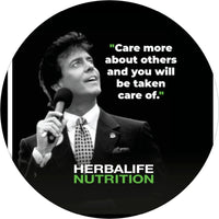 Badge - Mark Hughes Care Quote (Real Image)