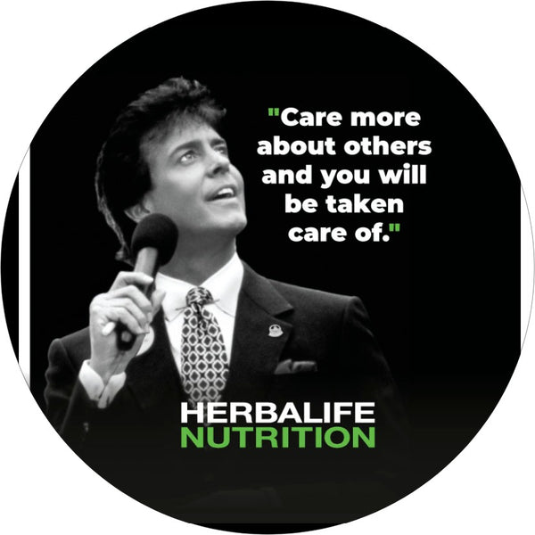 Badge - Mark Hughes Care Quote (Real Image)