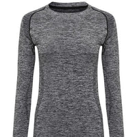 H24 Athlete: Women's TriDri® Seamless '3D Fit' Multi-Sport Performance Long Sleeve Top (Printed Front Only)