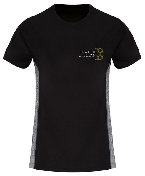 Health Hive Branding: Women's TriDri® Contrast Panel Performance T-Shirt