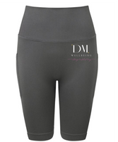 DM Wellbeing Branding: Women’s TriDri® Ribbed Seamless '3D Fit' Cycle Shorts
