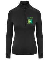 LiveWell Nutrition Branding: Women's Cool Flex Long Half-Zip Top