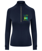 LiveWell Nutrition Branding: Women's Cool Flex Long Half-Zip Top