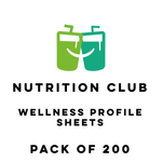 Nutrition Club: Wellness Profile Sheets (Pack of 200)
