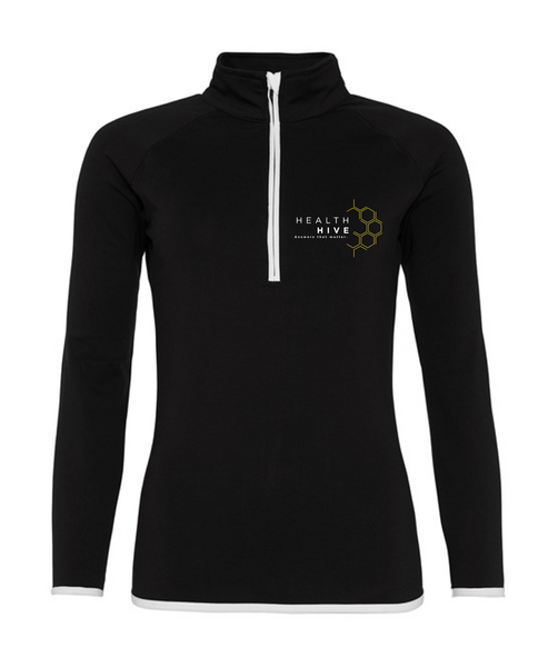 Health Hive Branding: Women's Cool ½ Zip Sweatshirt