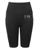 DM Wellbeing Branding: Women’s TriDri® Ribbed Seamless '3D Fit' Cycle Shorts