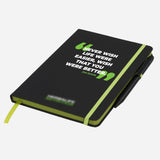 Branded Note Pad with Pen (Jim Rohn Quotes)