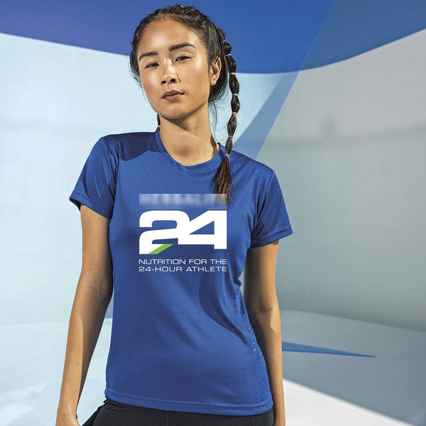Herbalife 24: Women's TriDri® Embossed Panel T-Shirt (Printed Front Only)
