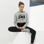 Herbalife 24: Women's TriDri® Cropped Hooded Long Sleeve T-Shirt (Printed Front Only)